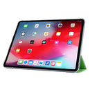 Silk Texture Horizontal Flip Magnetic PU Leather Case with Three-folding Holder & Sleep / Wake-up Function For iPad Air 2022 / 2020 10.9(Green)