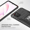 For Samsung Galaxy Note10 Lite / A81 Magnetic Armor Shockproof TPU + PC Case with Metal Ring Holder(Black)