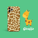 Precision Hole Shockproof Protective Case For iPhone 11 Pro(Giraffe)