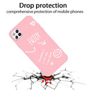 For Huawei P40 Lite 4G Enjoy Smiley Heart Pattern Shockproof TPU Case(Pink)
