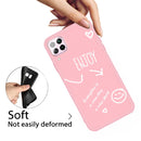 For Huawei P40 Lite 4G Enjoy Smiley Heart Pattern Shockproof TPU Case(Pink)