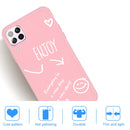 For Huawei P40 Lite 4G Enjoy Smiley Heart Pattern Shockproof TPU Case(Pink)