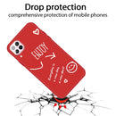 For Huawei P40 Lite 4G Enjoy Smiley Heart Pattern Shockproof TPU Case(Red)