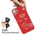 For Huawei P40 Lite 4G Enjoy Smiley Heart Pattern Shockproof TPU Case(Red)