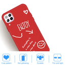For Huawei P40 Lite 4G Enjoy Smiley Heart Pattern Shockproof TPU Case(Red)