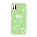For Huawei P40 Lite 4G Enjoy Smiley Heart Pattern Shockproof TPU Case(Green)