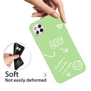 For Huawei P40 Lite 4G Enjoy Smiley Heart Pattern Shockproof TPU Case(Green)