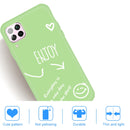 For Huawei P40 Lite 4G Enjoy Smiley Heart Pattern Shockproof TPU Case(Green)