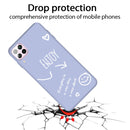 For Huawei P40 Lite 4G Enjoy Smiley Heart Pattern Shockproof TPU Case(Light Purple)