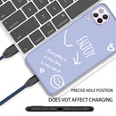 For Huawei P40 Lite 4G Enjoy Smiley Heart Pattern Shockproof TPU Case(Light Purple)
