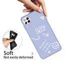 For Huawei P40 Lite 4G Enjoy Smiley Heart Pattern Shockproof TPU Case(Light Purple)