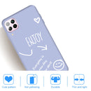 For Huawei P40 Lite 4G Enjoy Smiley Heart Pattern Shockproof TPU Case(Light Purple)