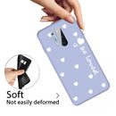 For OnePlus 8 Pro Small Smiley Heart Pattern Shockproof TPU Case(Light Purple)