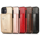 Shockproof PU + TPU Leather Case with Card Slots & Holder & Photo Frame & Wallet & Lanyard For iPhone 12 mini(Brown)