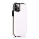 Shockproof PU + TPU Leather Case with Card Slots & Holder & Photo Frame & Wallet For iPhone 12 / 12 Pro(White)