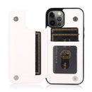 Shockproof PU + TPU Leather Case with Card Slots & Holder & Photo Frame & Wallet For iPhone 12 / 12 Pro(White)