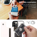 Shockproof PU + TPU Leather Case with Card Slots & Holder & Photo Frame & Wallet For iPhone 12 / 12 Pro(White)