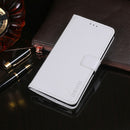 For ASUS Zenfone 7 ZS670KS idewei Crazy Horse Texture Horizontal Flip Leather Case with Holder & Card Slots & Wallet(White)