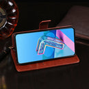 For ASUS Zenfone 7 ZS670KS idewei Crazy Horse Texture Horizontal Flip Leather Case with Holder & Card Slots & Wallet(White)