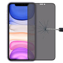 Anti-peeping Plasma Oil Coated High Aluminum Wear-resistant Tempered Glass Film For iPhone 11