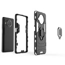 For Xiaomi Mi 10T Lite 5G Shockproof PC + TPU Protective Case with Magnetic Ring Holder(Red)
