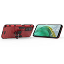For Xiaomi Mi 10T Pro 5G Shockproof PC + TPU Protective Case with Magnetic Ring Holder(Red)