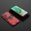 For Xiaomi Mi 10T Pro 5G Shockproof PC + TPU Protective Case with Magnetic Ring Holder(Red)