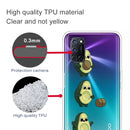 For OPPO A52 / A72 / A92 Colored Drawing Clear TPU Cover Protective Cases(Avocado)