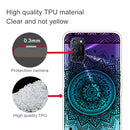 For OPPO A52 / A72 / A92 Colored Drawing Clear TPU Cover Protective Cases(Mandala)