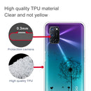 For OPPO A52 / A72 / A92 Colored Drawing Clear TPU Cover Protective Cases(Dandelion)