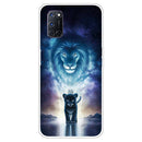 For OPPO A52 / A72 / A92 Colored Drawing Clear TPU Cover Protective Cases(The Lion King)