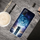 For OPPO A52 / A72 / A92 Colored Drawing Clear TPU Cover Protective Cases(The Lion King)