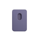 Leather Wallet Pouch Card Holder Magsafing Case for iPhone 13 Series / 12 Series (Purple)