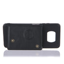 For Xiaomi Poco X3 Double Buckle PU + TPU Shockproof Magnetic Protective Case with Card Slots & Holder(Black)
