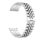 20mm For Huawei Watch GT 2 42mm Five Beads Steel Watch Band(Silver)