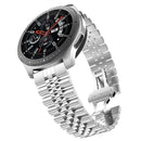 20mm For Huawei Watch GT 2 42mm Five Beads Steel Watch Band(Silver)