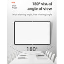 Simple Folding High Density Polyester Projector Film Curtain, Size:72 inch (16:9) Projection Area: 159x90cm