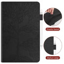 Life Tree Series Horizontal Flip Leather Case with Holder & Card Slots & Pen Slot & Sleep / Wake-up Function For iPad 9.7 (2018) / (2017)(Black)
