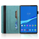 For Lenovo Tab M10 Plus Life Tree Series Horizontal Flip Leather Case with Holder & Card Slots & Pen Slot(Lake Blue)