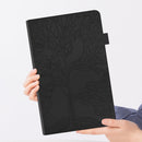 For Samsung Galaxy Tab A 10.1 (2016) T580/T585 Life Tree Series Horizontal Flip Leather Case with Holder & Card Slots & Pen Slot(Black)