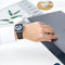Two-tone Silicone Watch Band For Apple Watch Series 7 41mm / 6 & SE & 5 & 4 40mm / 3 & 2 & 1 38mm(Black Blue)