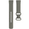 For Fitbit Versa 3 / Sense Silicone Watch Band, Size: S(Grey)