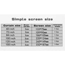 Simple Folding Thin Polyester Projector Film Curtain, Size:100 inch (16:9) Projection Area: 221x125cm