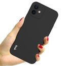 IMAK UC-2 Series Shockproof Full Coverage Soft TPU Case For iPhone 12(Black)