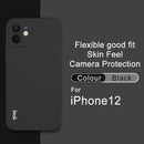 IMAK UC-2 Series Shockproof Full Coverage Soft TPU Case For iPhone 12(Black)