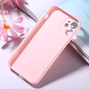 Magic Cube Frosted Silicone Shockproof Full Coverage Protective Case For iPhone 12 mini(Pink)