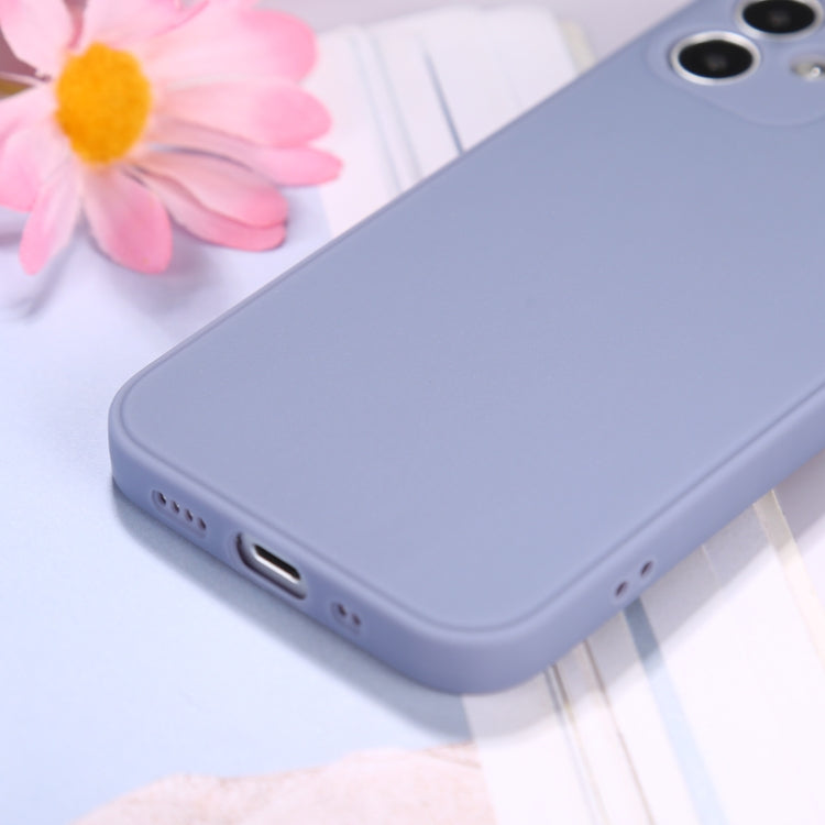 Magic Cube Frosted Silicone Shockproof Full Coverage Protective Case For iPhone 12 mini(Purple)