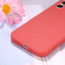 Magic Cube Frosted Silicone Shockproof Full Coverage Protective Case For iPhone 12 mini(Red)
