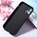 Magic Cube Frosted Silicone Shockproof Full Coverage Protective Case For iPhone 12 Pro(Black)
