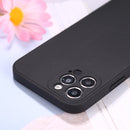 Magic Cube Frosted Silicone Shockproof Full Coverage Protective Case For iPhone 12 Pro(Black)